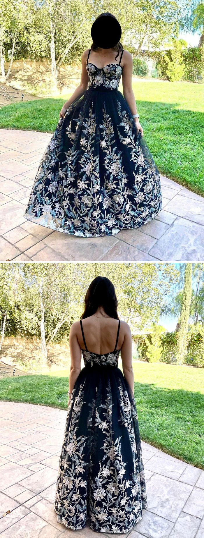 Finalmente lo terminé: vestido formal para una boda a la que asistiré