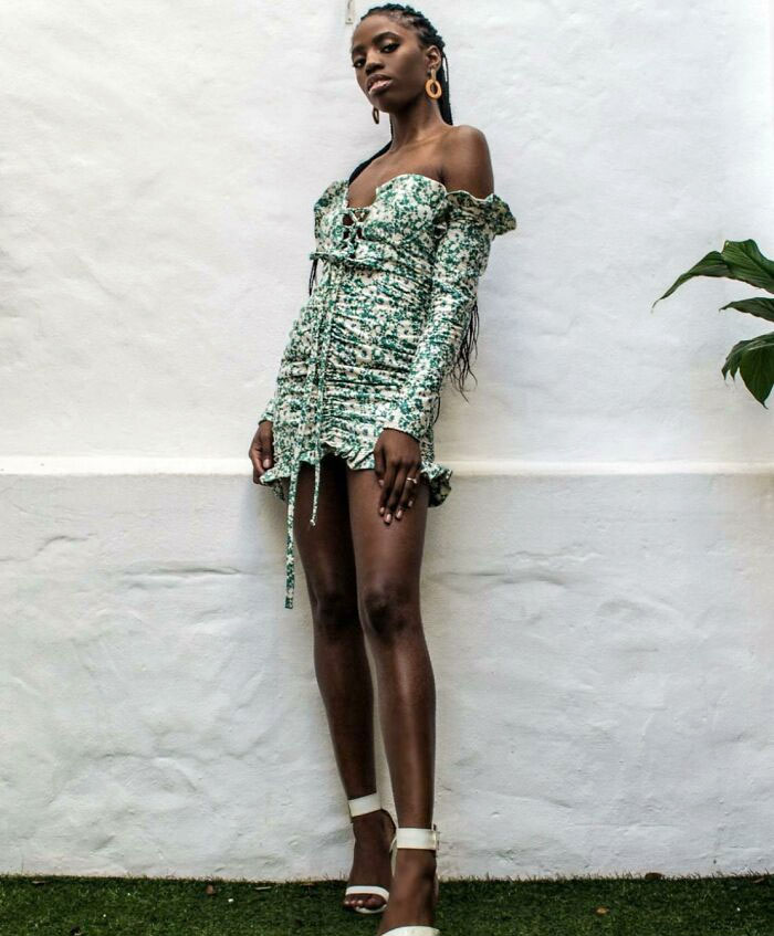 Made This Ruched Summer Dress Out Of Stretch Bull Denim This Week 