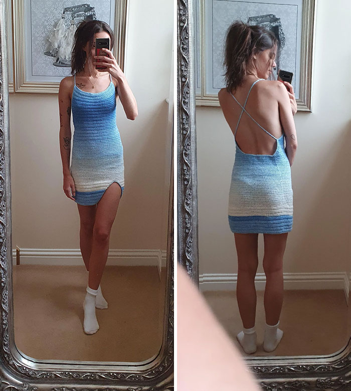 I Made This Crochet Dress. First Dress I've Crocheted