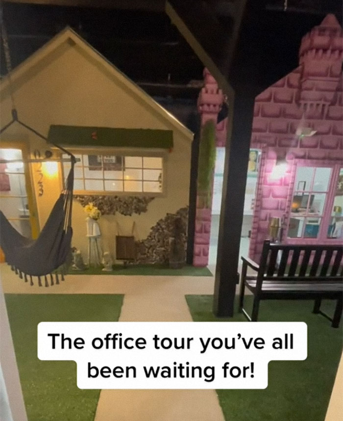 Boss Decided To Change Up The Office By Building Every Single Person A Tiny House