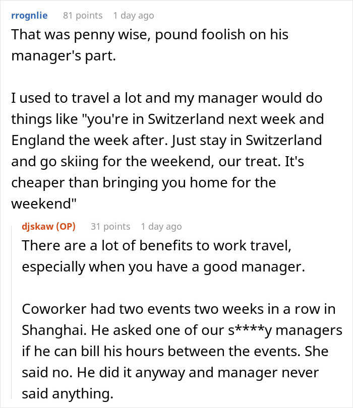 Boss Refuses To Book A Hotel For Employee’s Business Trips, Regrets It When He Sees The Traveling Costs Boss Refuses To Book A Hotel For Employee’s Business Trips, Regrets It When He Sees The Traveling Costs
