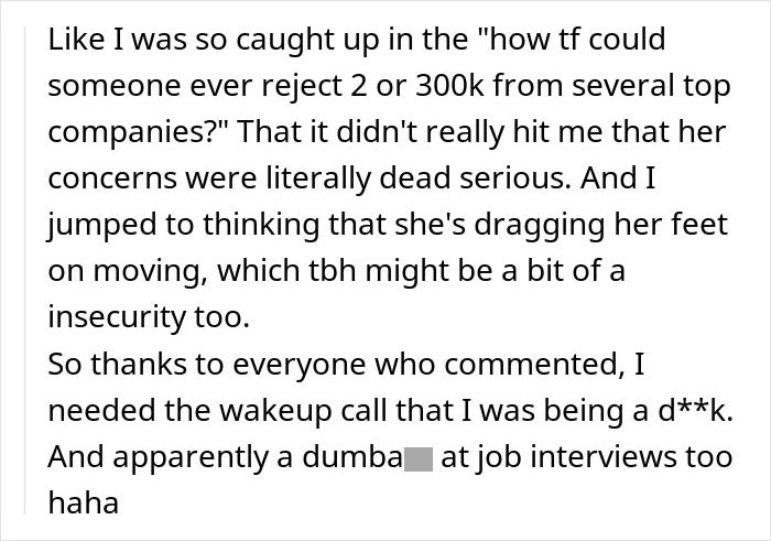 Person Wonders If They&rsquo;re In The Wrong For Criticizing Girlfriend For How She Takes Job Interviews, Gets A Slice Of Honesty Pie Online