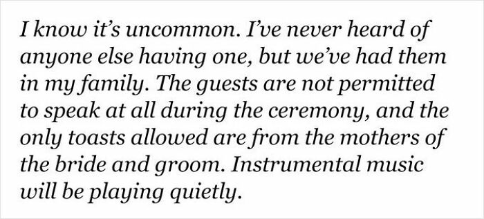 Bride Asks If Her Groom Not Wanting A "Silent Wedding" Is A Red Flag, Gets A Reality Check Online