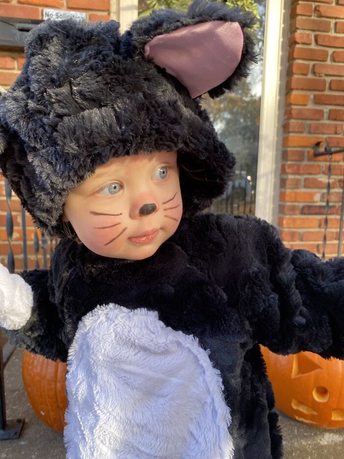 Trepidation After I Explained That Trick-Or-Treating Required Meeting A Bunch Of Strangers