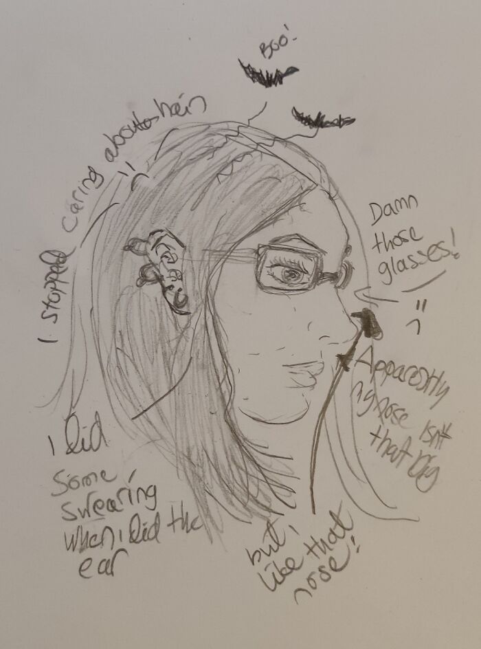 Well, It Is A Doodle, With Mostly My Own Commentary. ಥ⁠‿⁠ಥ