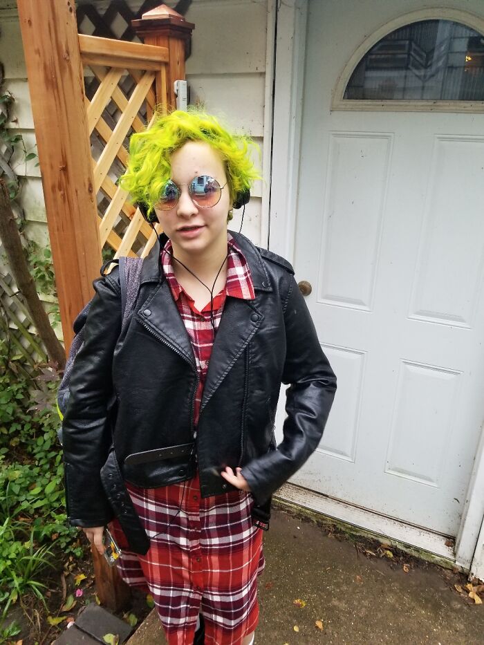 First Day Of High School For My Younger Kiddo. So Proud. Love Them!