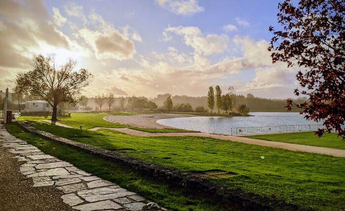 Promenade By The Lake, Libourne, France