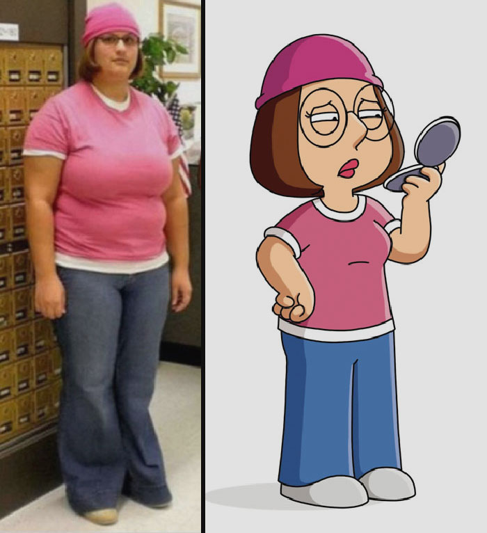 Meg Griffin and similar looking girl 