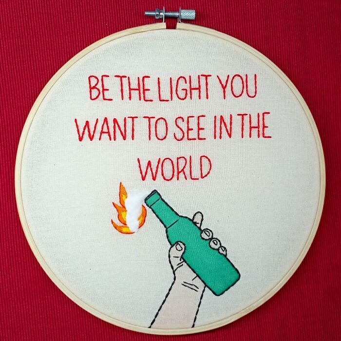Here Are Unapologetic Embroideries With Funny And Honest Quotes (New Pics)