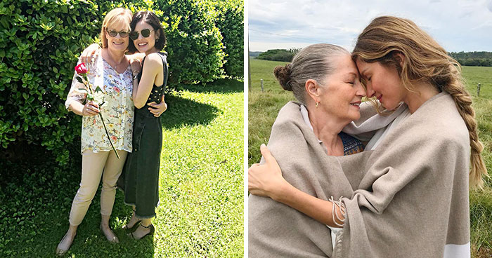 Celebrities And Their Parents: Famous People Share Wholesome And Funny Photos Of Them And Their Parents (35 Pics)