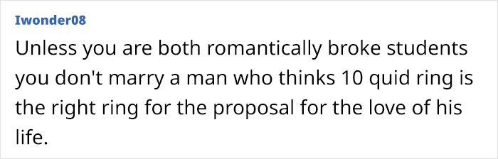 “I Know He Can Afford So Much More”: Woman Checks Her Engagement Ring’s Hallmark And Finds Out That It’s “Cheap” “I Know He Can Afford So Much More”: Woman Checks Her Engagement Ring’s Hallmark And Finds Out That It’s “Cheap”