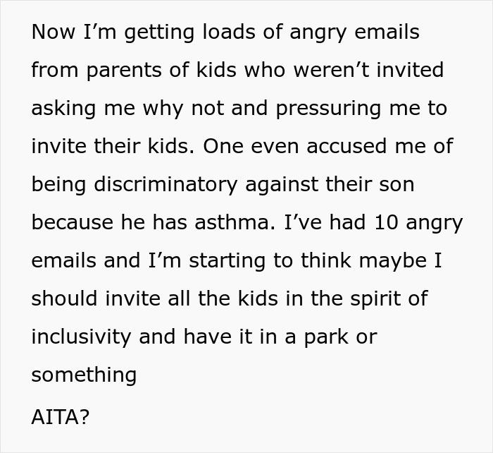 "Lack Of Inclusivity": Mom Is Confused After She Gets Spammed With Angry Emails For "Excluding" Kids From Her Daughter's Birthday