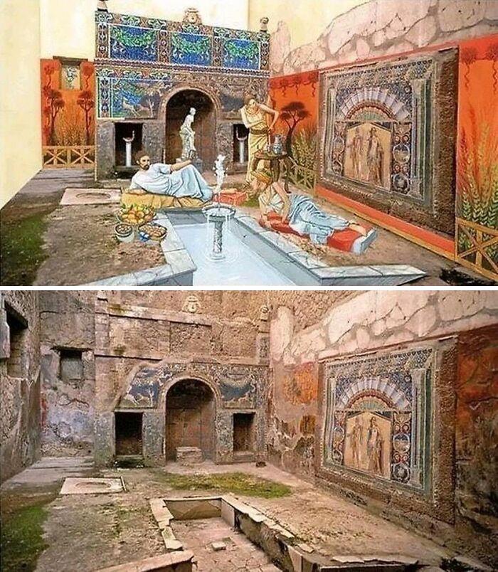 House Of Neptun And Amphitrite Herculaneum, Italy