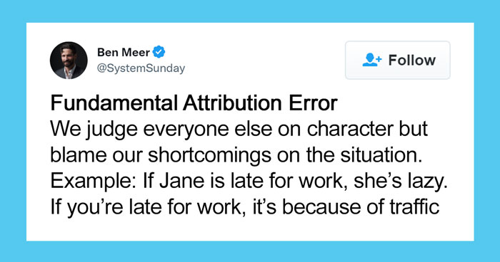 People Are Fascinated By This Thread Pointing Out Common Errors In Thinking Caused By These 12 Cognitive Biases