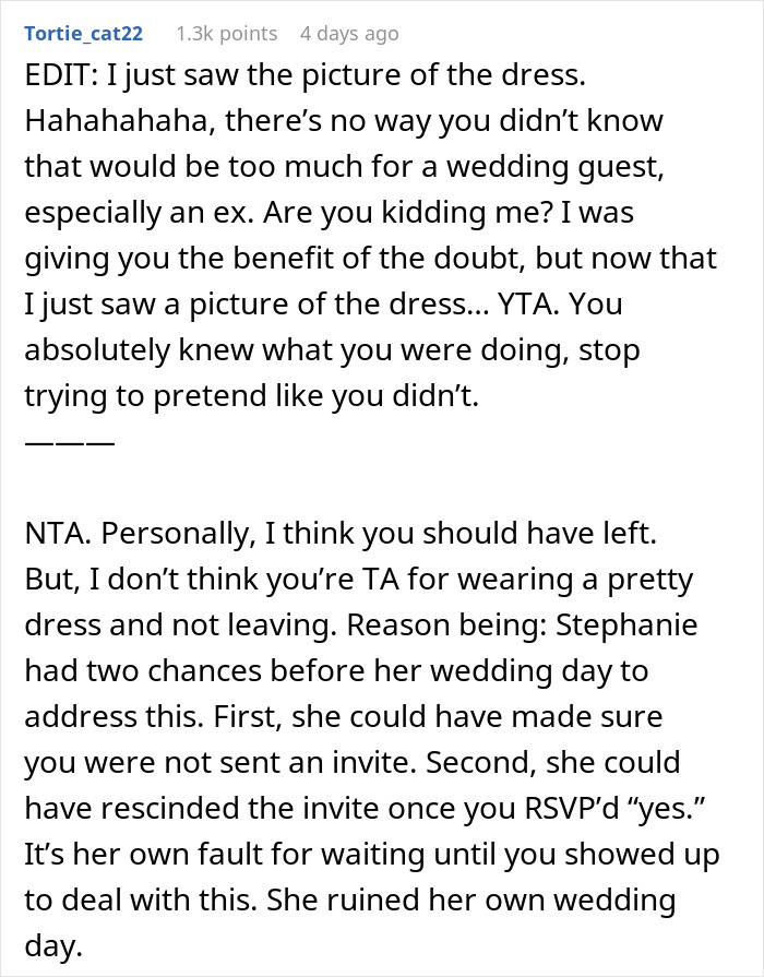 Woman Gets Called Out For Attempting To Outshine The Bride At Her Ex&rsquo;s Wedding, Takes It Online To Complain But Finds No Support