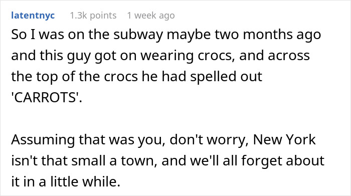 Person Shares How They Held A Grudge Against A Bully For Calling Them "Carrot Boy" Only To Embarrass Themself 29 Years Later At A Class Reunion