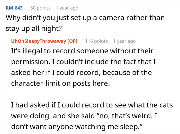 Wife&rsquo;s Lie Surfaces When Husband Decides To Stay Up All Night And Check If His Cats Really Wake His Wife Up