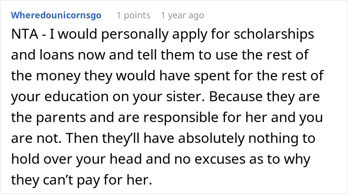 &ldquo;They Then Called Me A Jerk&rdquo;: Person Refuses Parents&rsquo; Request To Pay For Their Sister&rsquo;s College Tuition And Fees