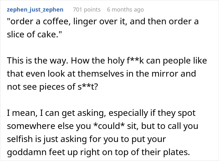 Cafe Visitor Takes Revenge On &lsquo;Karen&rsquo; Customers Who Told Them To Move To Another Table Even Though They Got There First