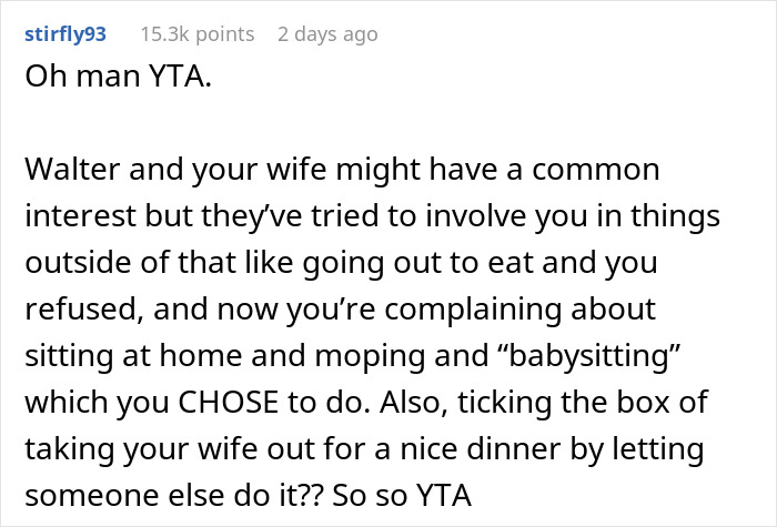 "You're Gonna Lose Her": Dad Expects To Be Paid For Babysitting Daughter While His Wife Hangs Out With Neighbor, The Internet Gives Him A Reality Check "You're Gonna Lose Her": Dad Expects To Be Paid For Babysitting Daughter While His Wife Hangs Out With Neighbor, The Internet Gives Him A Reality Check