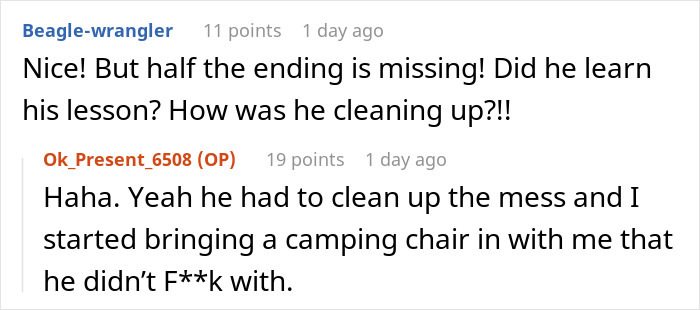 Man Is Fed Up With Coworker Kicking The Bucket He Sits On Out From Under His Butt, Fills It With Nuts And Bolts, Cuts The Bottom Off, And Observes The Chaos