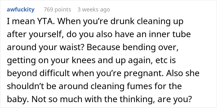 Man Asks If He Was Wrong Not To Help His Wife After She Had 'An Accident', Gets A Reality Check