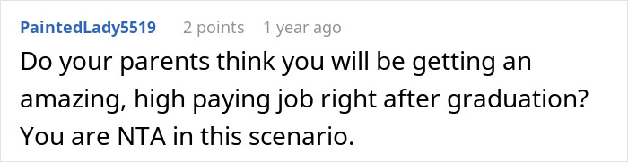 &ldquo;They Then Called Me A Jerk&rdquo;: Person Refuses Parents&rsquo; Request To Pay For Their Sister&rsquo;s College Tuition And Fees