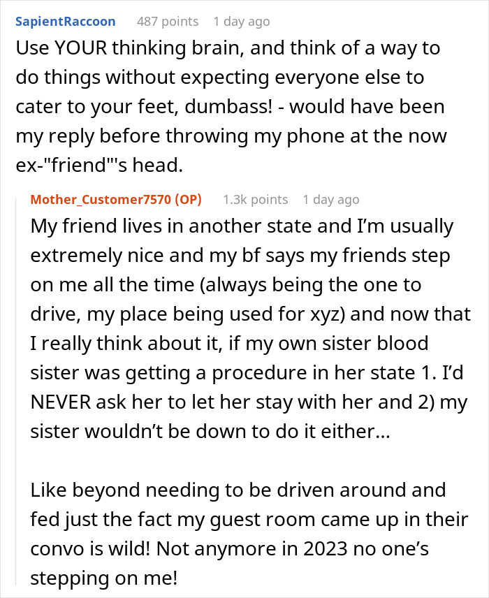 Person Agrees To Accommodate Friend's SIL While She's Getting Her 'Mummy Makeover', Regrets It After One Chat With Her