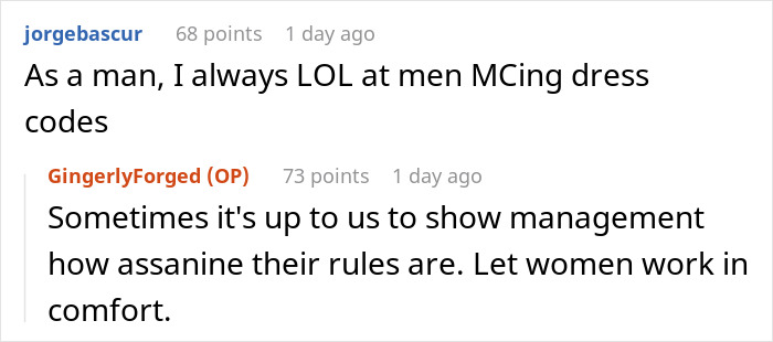 Guy Shows Up Wearing Flared Yoga Pants To Defend His Female Coworkers From New Manager Guy Shows Up Wearing Flared Yoga Pants To Defend His Female Coworkers From New Manager