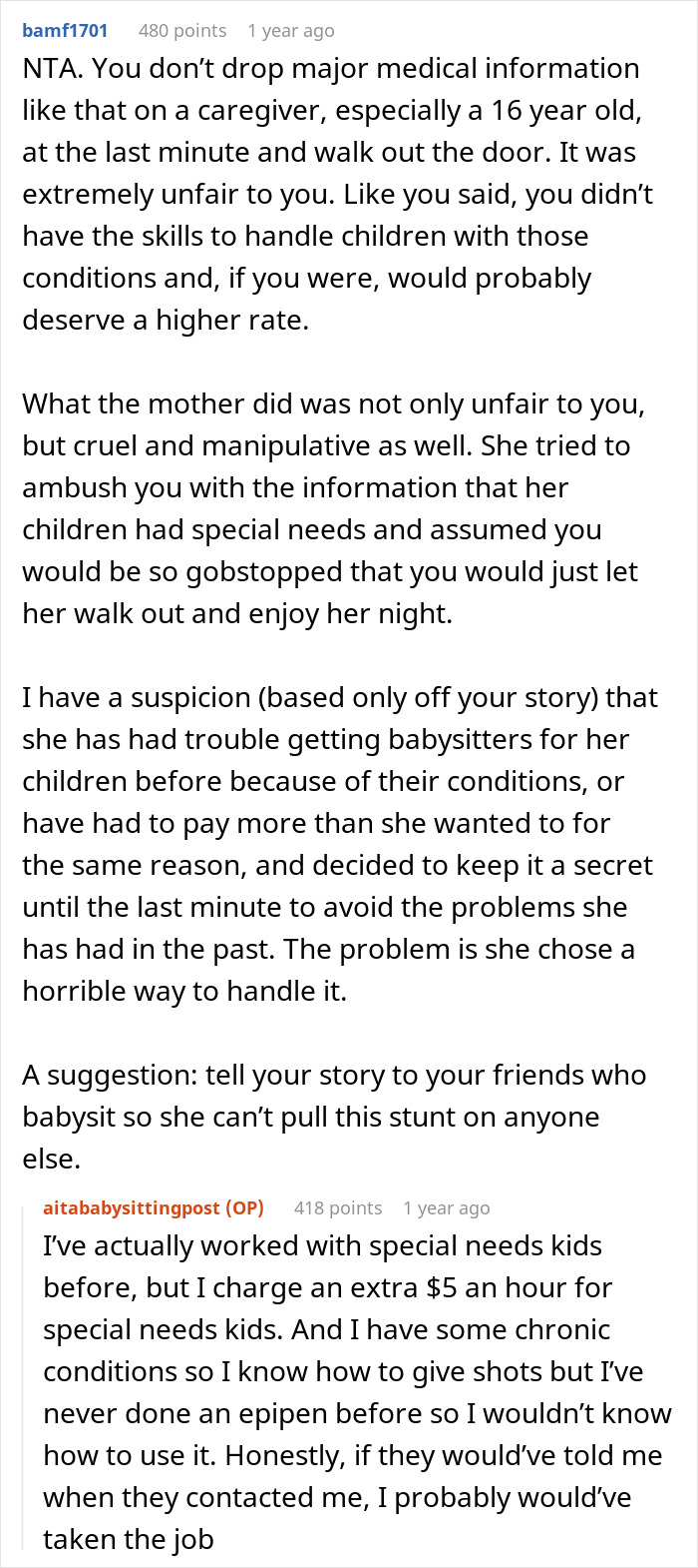Babysitter Is Upset Discovering The Mom Didn't Say That Her Kids Were Special Needs, Walks Out Immediately