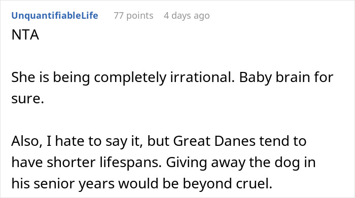 Wife Says Husband Is Prioritizing The Dog Over Her Pregnancy After He Refuses To Get Rid Of It And Break His Son's Heart
