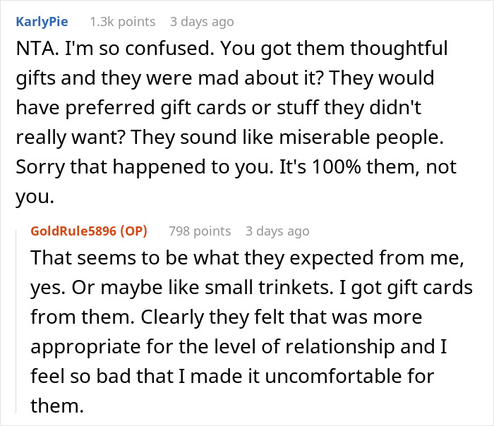 Woman Is Called 'A Stalker' By Future In-Laws After They Were Creeped Out By How Personal Her Christmas Gifts Were