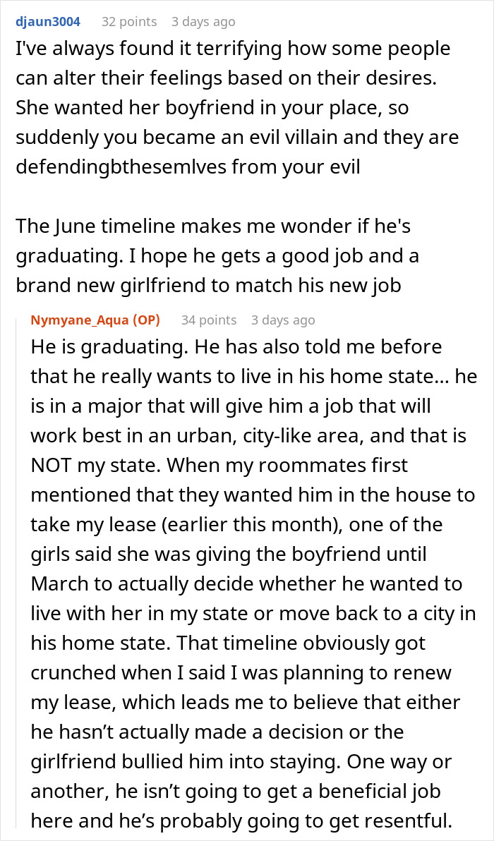 Woman Takes Everything She Owns From The House When Moving Out To Get Back At Mean Roommates Who Were Plotting To Drive Her Out