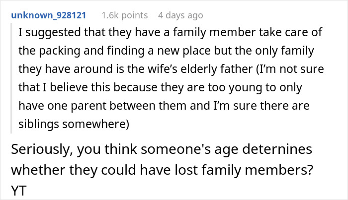 Landlord Asks If He's A Jerk For Making His Tenants Move When They Have A Terminally Ill Child In Hospice