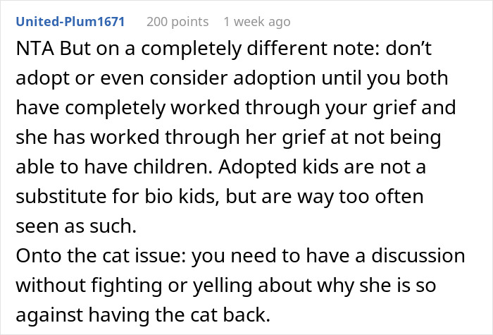 "Her Or The Cat": Man Asks For Advice After Wife Who Went Through Stillbirth Refuses To Allow His Beloved Pet Back In The House