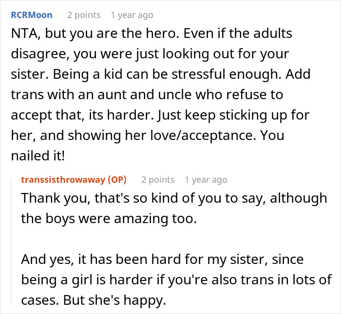 "[Am I The Jerk] For Moving My Trans Sister Into My 'Room' On Our Camping Holiday?"