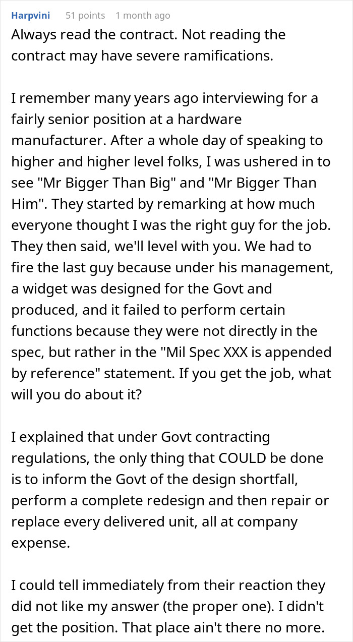 New Manager Wants To "Mark His Territory", So He Picks On An IT Guy Without Reading His Contract - He Racks Up 1,300 Paid Hours In One Month