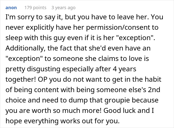 Guy Thinks His Girlfriend&rsquo;s &ldquo;Exception&rdquo; Celebrity Is A Joke, But Then She Actually Sleeps With Him