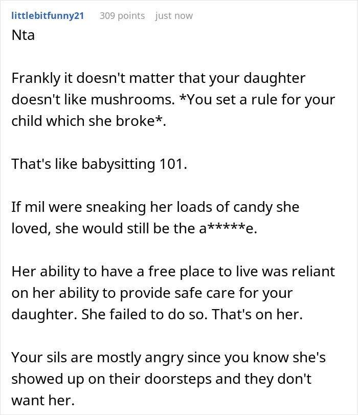 Woman Kicks MIL Out After Discovering She Starved Her Kid As She Kept Making Dinners Containing The One Thing She Hates The Most