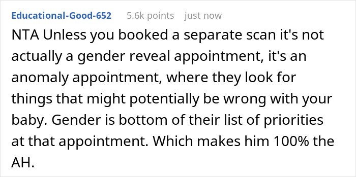 Husband Fuming After Wife Refuses To Reveal Their Baby's Sex As He Didn't Go To Doctor's Appointment With Her Husband Fuming After Wife Refuses To Reveal Their Baby's Sex As He Didn't Go To Doctor's Appointment With Her