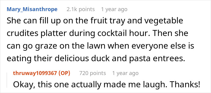 “He Told Us Lisa Will Be Mad”: Person Refuses To Adjust Their Wedding Menu To Satisfy Their Gluten-Free, Vegan Guest “He Told Us Lisa Will Be Mad”: Person Refuses To Adjust Their Wedding Menu To Satisfy Their Gluten-Free, Vegan Guest