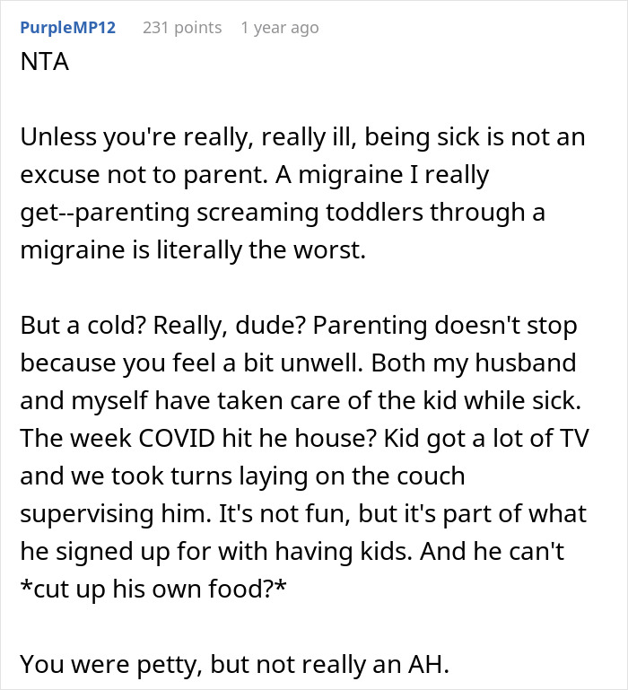 "Am I The Jerk For Putting My Fianc&eacute;'s Food In A Child's Bowl?"