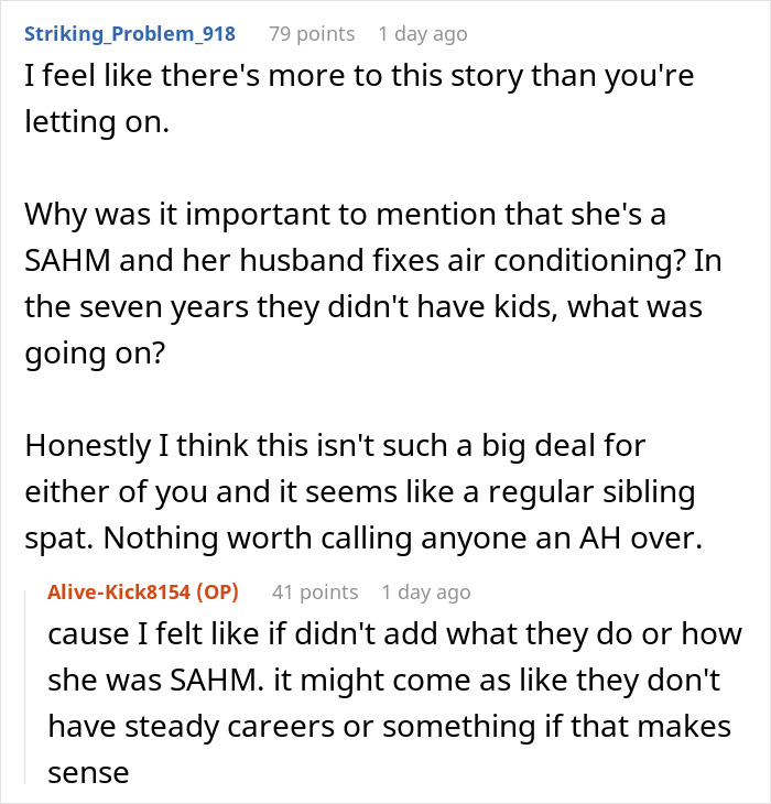 18 Y.O. Asks If She&rsquo;s Wrong For Not Acting Excited When Her Sister Announced Her Fifth Pregnancy