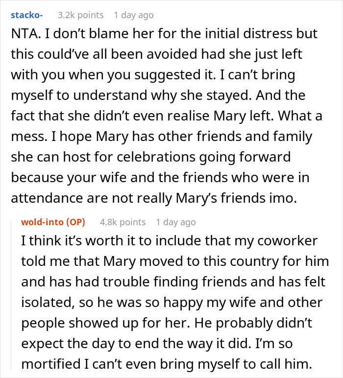 Man Asks If He's A Jerk For Calling Out Wife After She Ruined Her Friend's Baby Shower Man Asks If He's A Jerk For Calling Out Wife After She Ruined Her Friend's Baby Shower