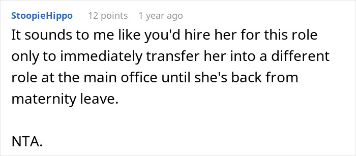 "The Decision Is Perfectly Legal": HR Rejects Candidate Because She's 7 Months Pregnant