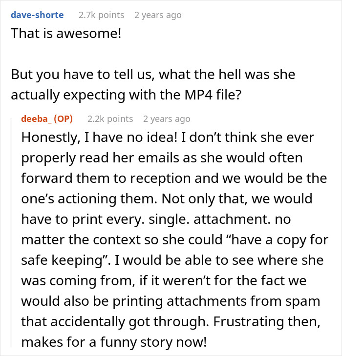 "A Monkey Could Do Your Job": Karen Manager Orders Employee To Print A Video File, Gets Fired