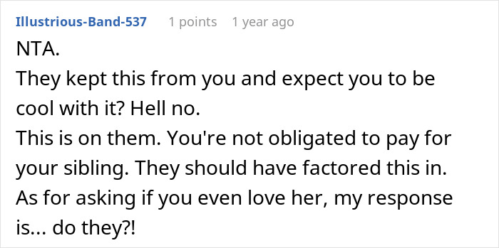 &ldquo;They Then Called Me A Jerk&rdquo;: Person Refuses Parents&rsquo; Request To Pay For Their Sister&rsquo;s College Tuition And Fees