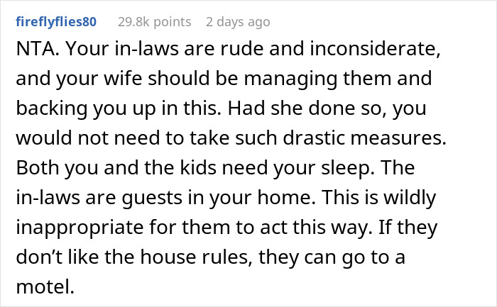 Man Welcomes In-Laws To His House, Puts Parental Controls On His TV To Allow His Kids To Sleep As They Refuse To Keep The Volume Down Man Welcomes In-Laws To His House, Puts Parental Controls On His TV To Allow His Kids To Sleep As They Refuse To Keep The Volume Down