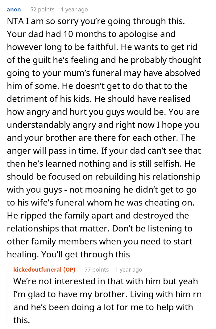 Man Cheats On His Wife With Their Friend, Gets Upset When Their Son Kicks Him Out Of Her Funeral 10 Months Later