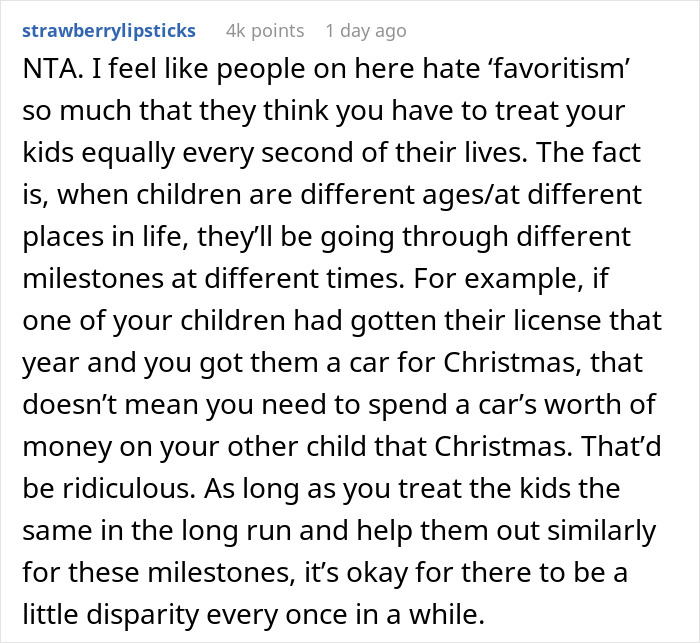 "My Son Is Clearly Resenting Us": Dad Gives $4k Christmas Gift To His Daughter And $800 Gifts To His Son, Son Gets Upset "My Son Is Clearly Resenting Us": Dad Gives $4k Christmas Gift To His Daughter And $800 Gifts To His Son, Son Gets Upset
